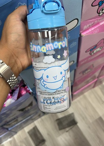 Mavi Pastel Cinnamoroll Çocuk Termos Şişesi
