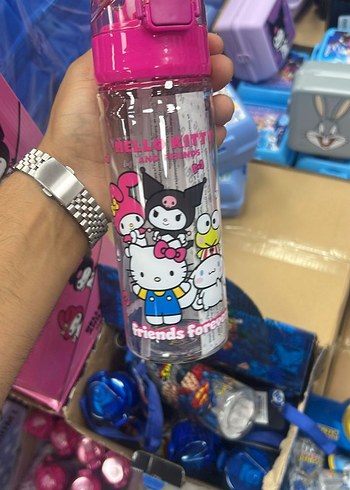 Renkli Hello Kitty Çocuk Matara