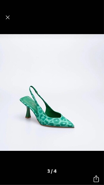 Zara model leopar desenli stiletto