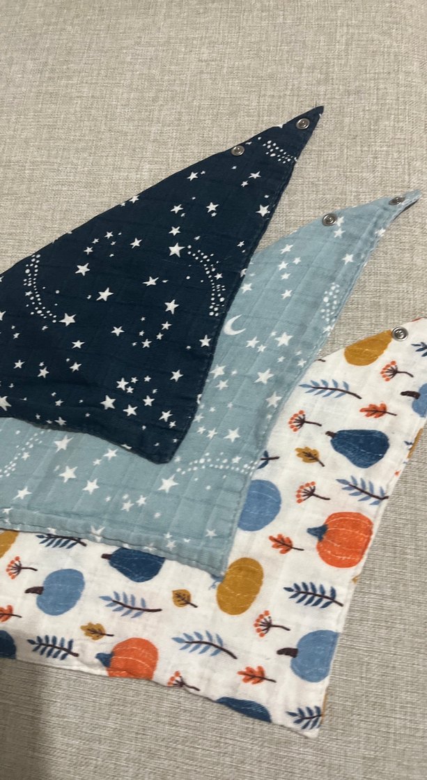 Nakışlı Çok Renkli Bebek Önlüğü - Görsel 2