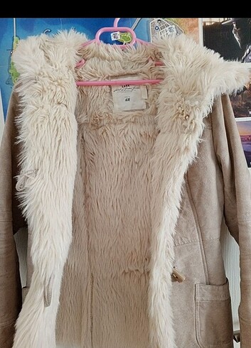 40 Beden ten rengi Renk H&M Deri Çeket