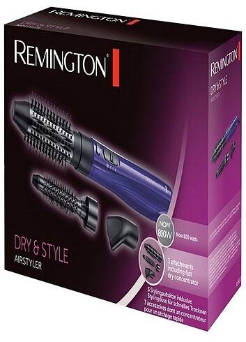 Remington AS800 800W 3 başlıklı seramik Saç Şekillendirici