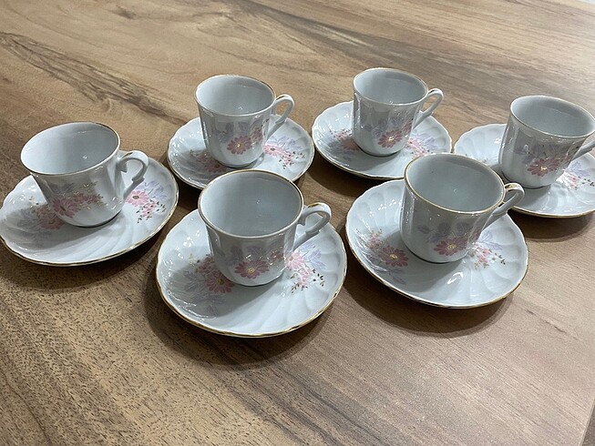 Beden Vintage türk kahvesi fincan takımı