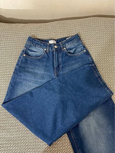 Baggy jean mavi