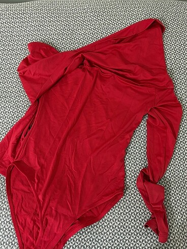 Addax Body suit kırmzı