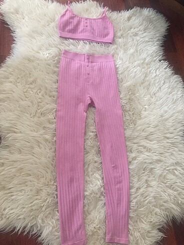 m Beden pembe Renk ZARA Pijama Takım