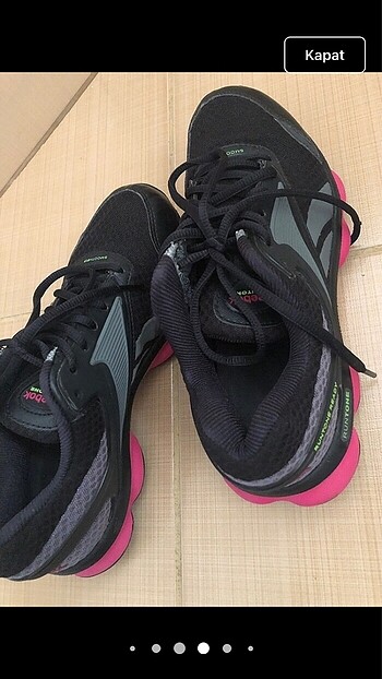 38,5 Beden siyah Renk Orijinal Reebok