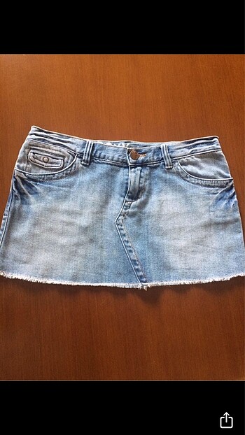 Roxy Marka Kısa Denim Etek