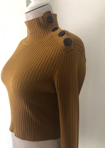 Zara Crop Triko Kazak