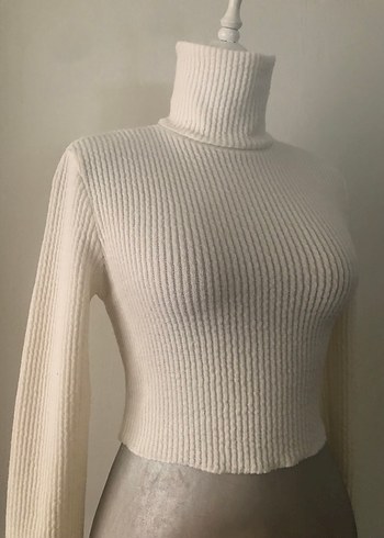 s Beden Bershka Fitilli Balıkçı Yaka