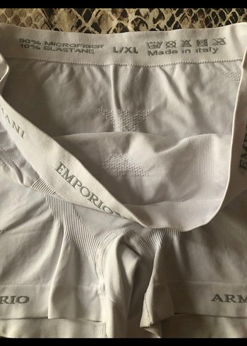 Emporio Armani Emporio Armani Beyaz Slim Fit Erkek Boxer