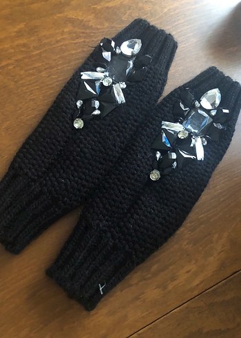 Boncuk İşlemeli Triko Kadın Kolluk - Görsel 2