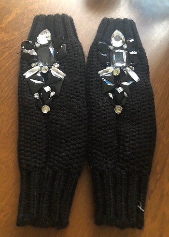 Boncuk İşlemeli Triko Kadın Kolluk - Görsel 3