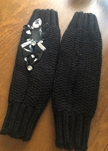 Boncuk İşlemeli Triko Kadın Kolluk - Görsel 6