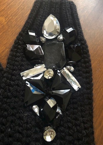 Boncuk İşlemeli Triko Kadın Kolluk - Görsel 5