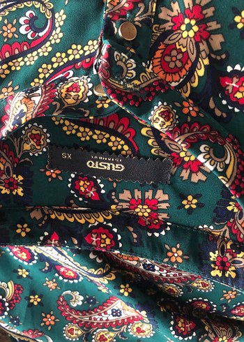 xs Beden GUSTO Şal Desenli
