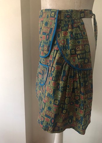 Desenli Çok Renkli Mutfak Önlüğü - Görsel 6