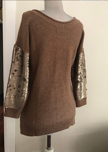 Mango Payet Detaylı Örgü Kadın Kazak - Görsel 5