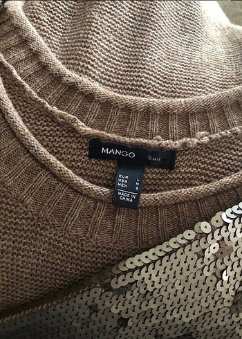 Mango Payet Detaylı Örgü Kadın Kazak - Görsel 7