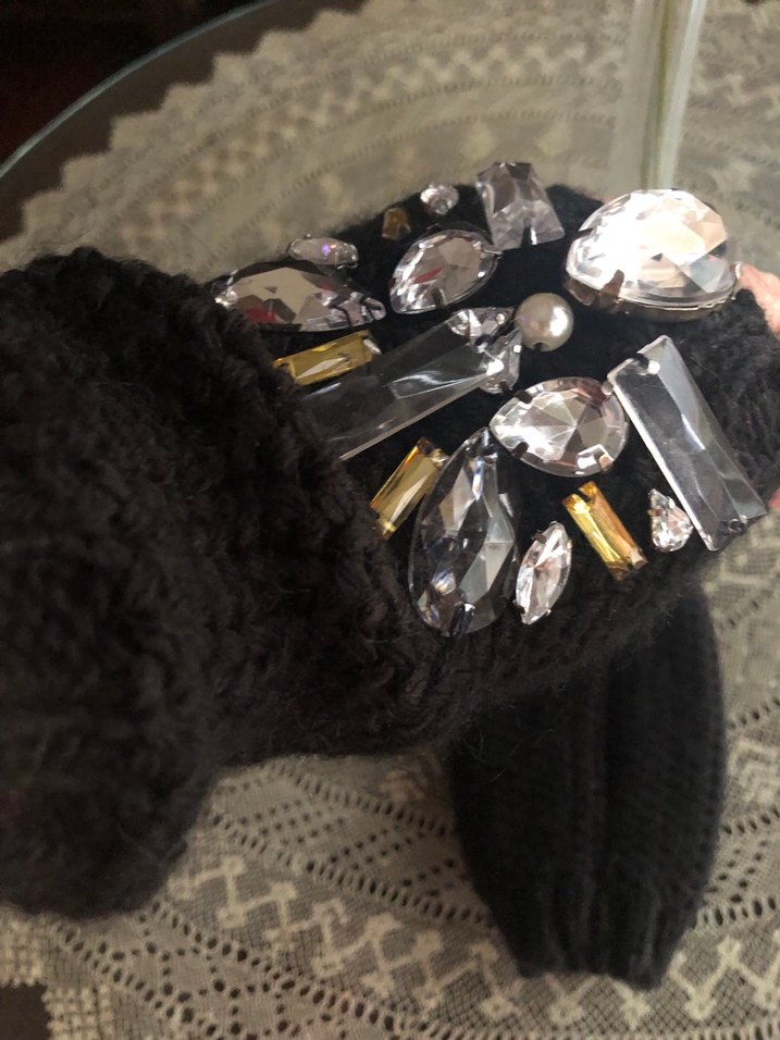 Taşlı Örgü Bileklik - Görsel 3