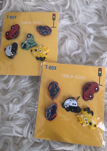 Renkli Terlik Süsü 10 adet - Görsel 2