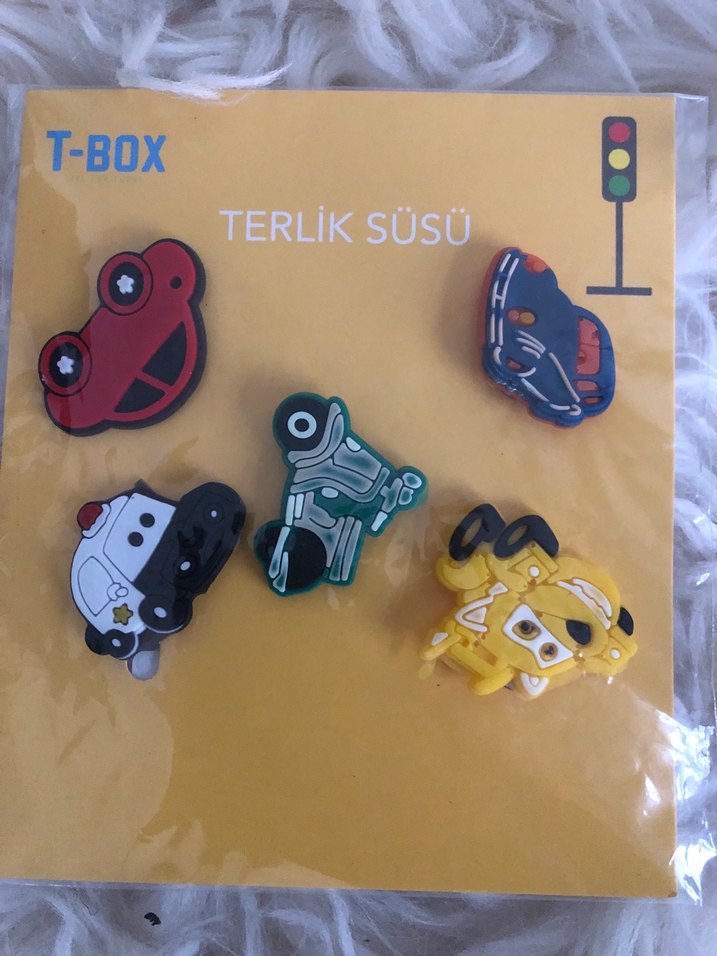 Renkli Terlik Süsü 10 adet - Görsel 5