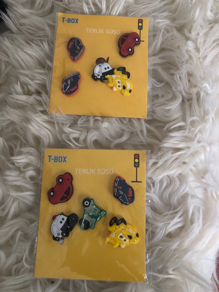 Renkli Terlik Süsü 10 adet - Görsel 4