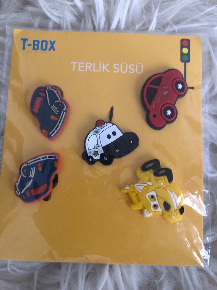 Renkli Terlik Süsü 10 adet - Görsel 3