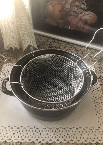 Taşev Emaye Kızartma Tenceresi - Görsel 2