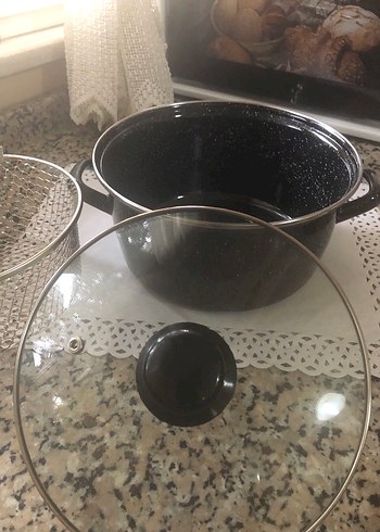 Taşev Emaye Kızartma Tenceresi - Görsel 6