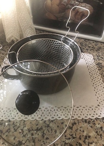 Taşev Emaye Kızartma Tenceresi - Görsel 3