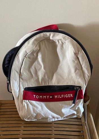 Tommy Hilfiger Orijinal Tommy Hilfiger Krem Sirt Cantasi