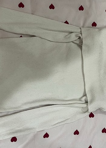 Beyaz Uzun Kollu madonna yaka Kadın body - Görsel 2