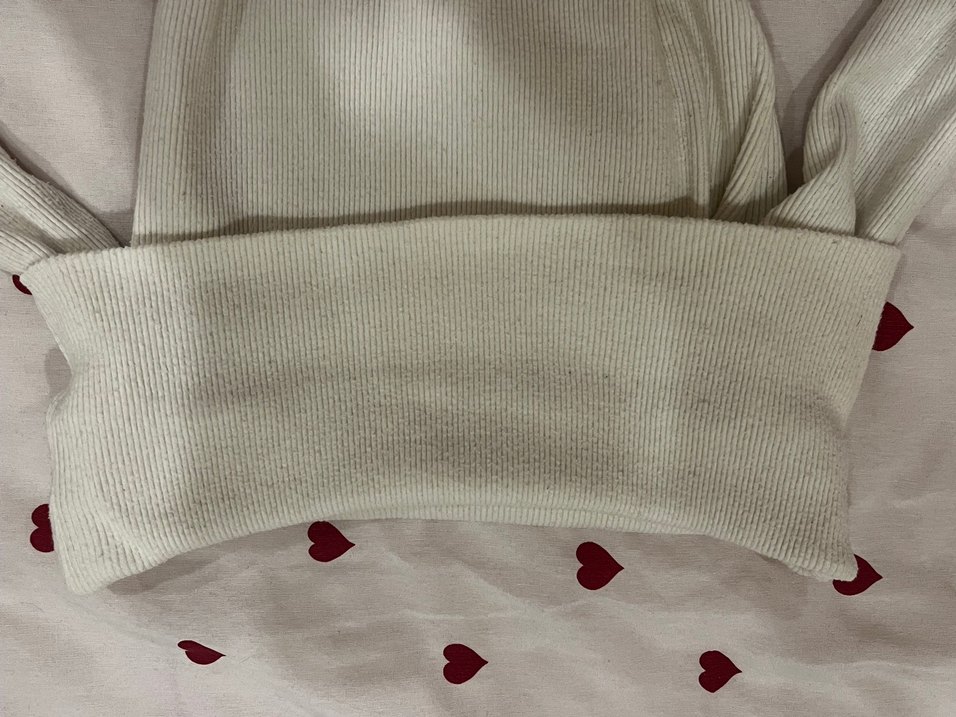 Beyaz Uzun Kollu madonna yaka Kadın body - Görsel 3