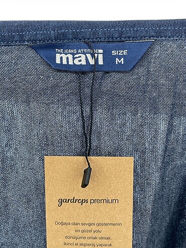 m Beden lacivert Renk Mavi Jeans Gömlek %70 İndirimli.