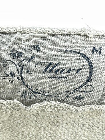 m Beden gri Renk Mavi Jeans Sweatshirt %70 İndirimli.