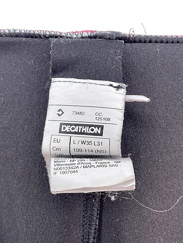 l Beden siyah Renk Decathlon Tayt / Spor taytı %70 İndirimli.