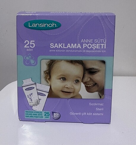 Süt saklama poşeti
