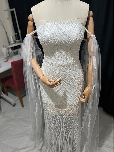 38 Beden After parti bride elbisesi