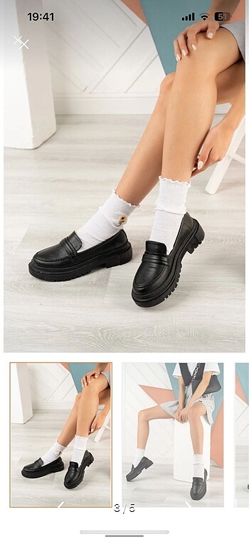 39 Beden Loafer ayakkabı