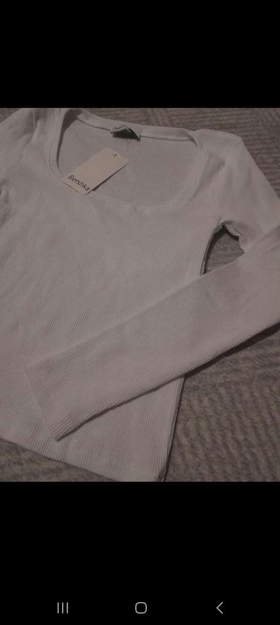 Beyaz u yaka bluz - Görsel 2