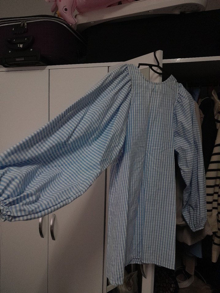 balon kol tunik elbise - Görsel 4