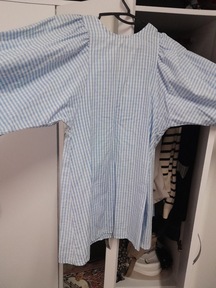 balon kol tunik elbise - Görsel 3