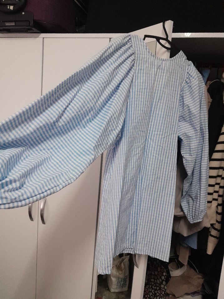 balon kol tunik elbise - Görsel 2