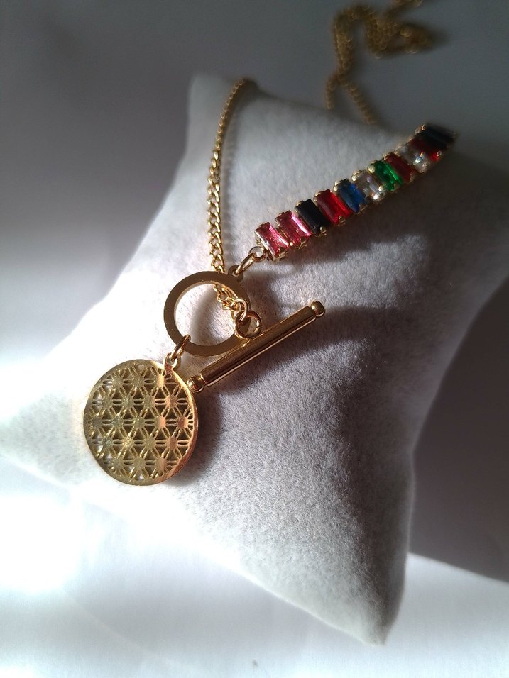 Yaşam ağacı  Çelik Kolye - Görsel 2