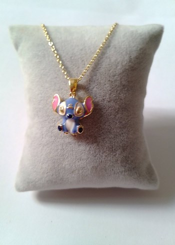 Renkli Mavi Figürlü Çocuk Kolye - Görsel 4