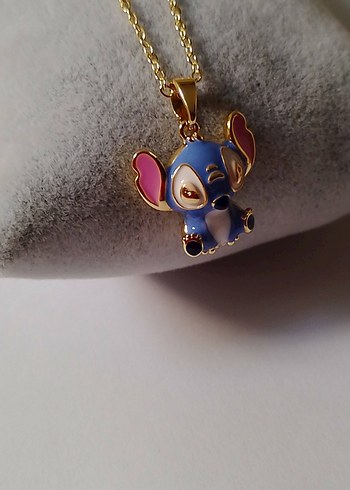 Renkli Mavi Figürlü Çocuk Kolye - Görsel 6