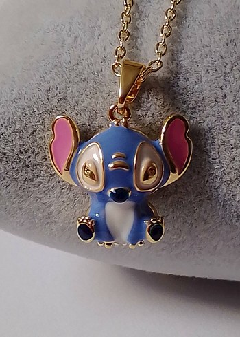 Renkli Mavi Figürlü Çocuk Kolye - Görsel 2