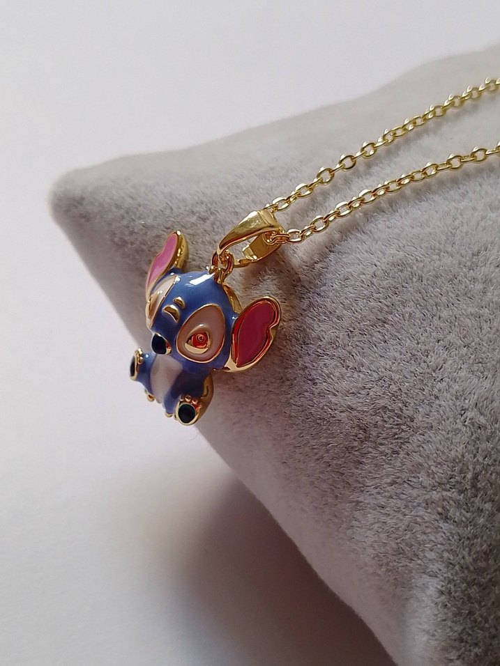 Renkli Mavi Figürlü Çocuk Kolye - Görsel 5