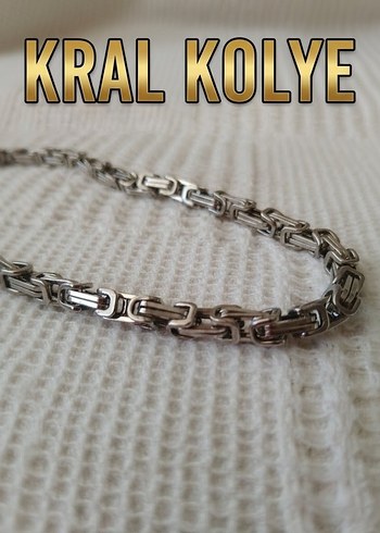 ÇELİK KRAL KOLYE - Görsel 4